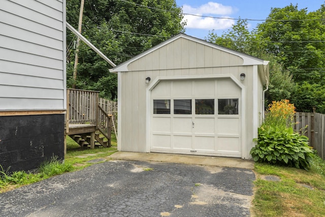 22 Cobb Rd, Bath, ME 04530 - detached garage featuring driveway