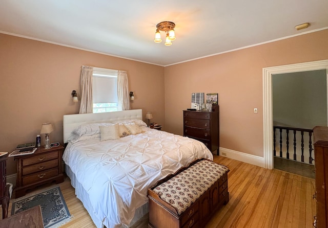 81 Parkview Ave, Bangor, ME 04401 - bedroom with light wood-style floors and crown molding