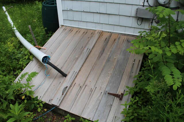 7 Maple St, Milbridge, ME 04658 - exterior view of electric meter