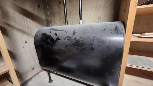 32 Highland Ave, Lincoln, ME 04457 - detailed view of oil tank