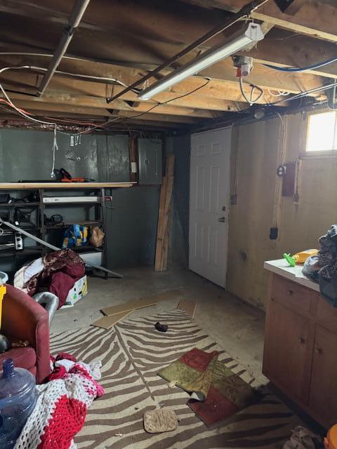 13 Frost Hill Ave, Lisbon, ME 04252 - basement with electric panel