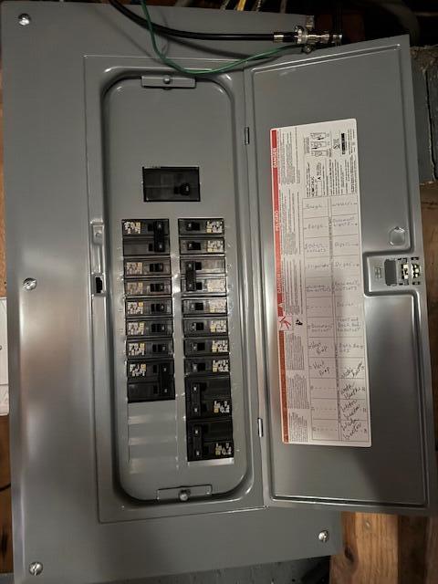 13 Frost Hill Ave, Lisbon, ME 04252 - utility room with electric panel