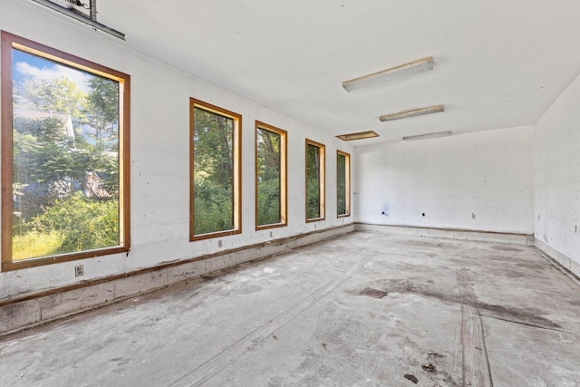 48 Elm St, Newfield, ME 04095 - spare room with plenty of natural light and concrete flooring