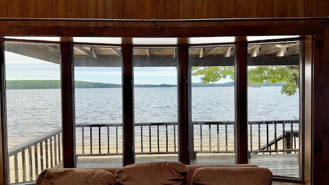 270 Grant Rd, Sullivan, ME 04664 - sunroom / solarium with a water view