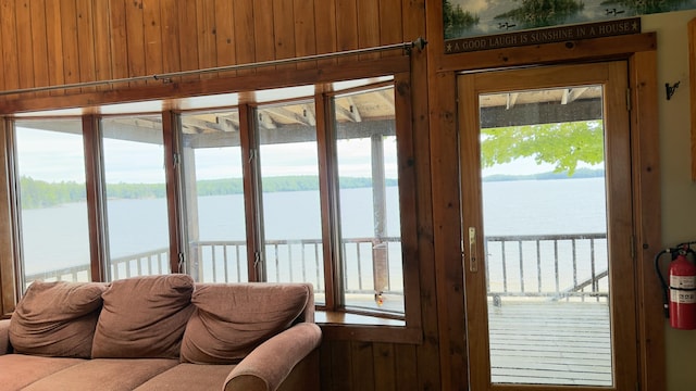 270 Grant Rd, Sullivan, ME 04664 - sunroom with a water view