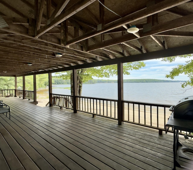 270 Grant Rd, Sullivan, ME 04664 - dock with a deck with water view