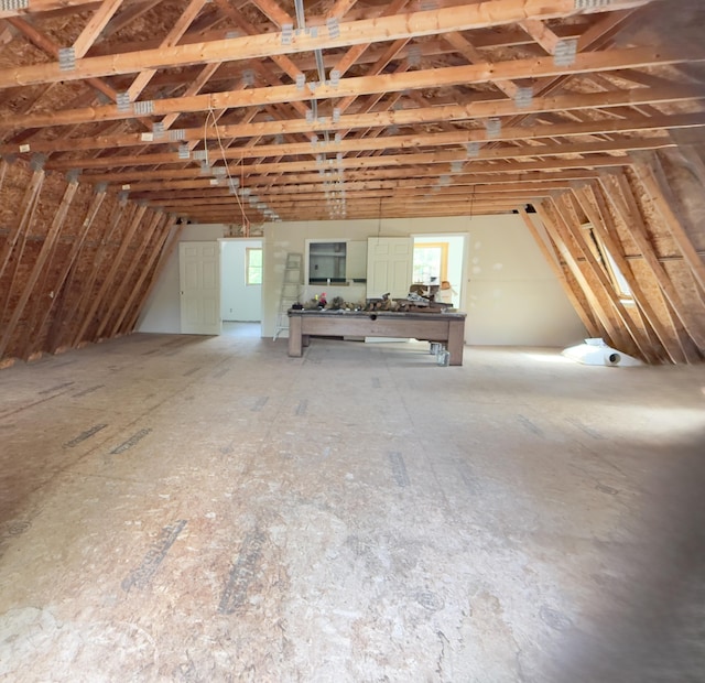 270 Grant Rd, Sullivan, ME 04664 - attic with plenty of natural light