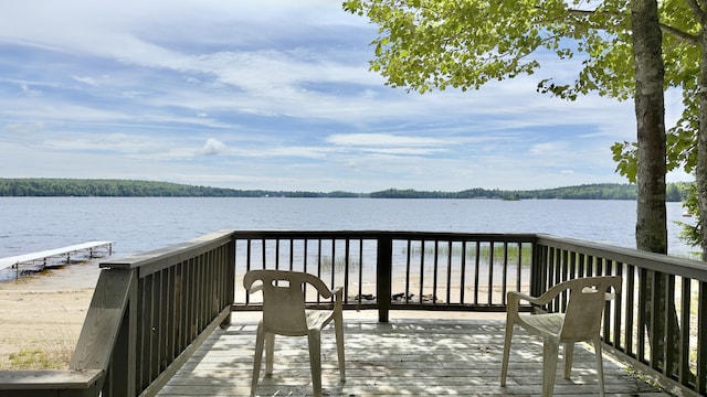 270 Grant Rd, Sullivan, ME 04664 - dock with a deck with water view