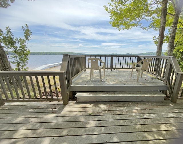 270 Grant Rd, Sullivan, ME 04664 - deck featuring a water view