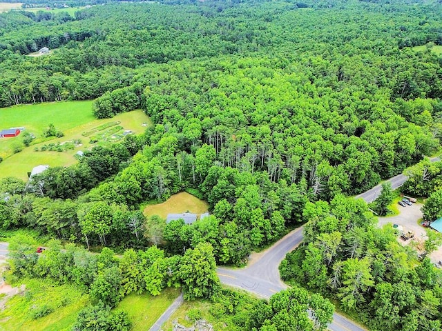 329 Reed Rd, Windsor, ME 04363 - aerial view of a heavily wooded area