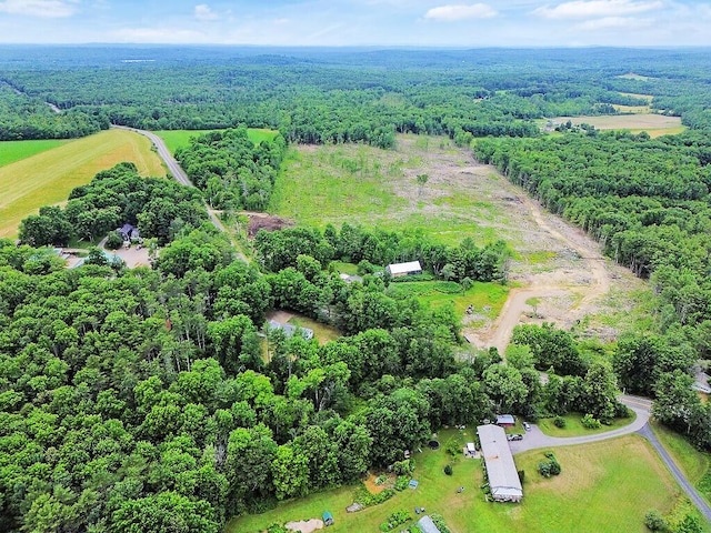 329 Reed Rd, Windsor, ME 04363 - bird's eye view of a heavily wooded area