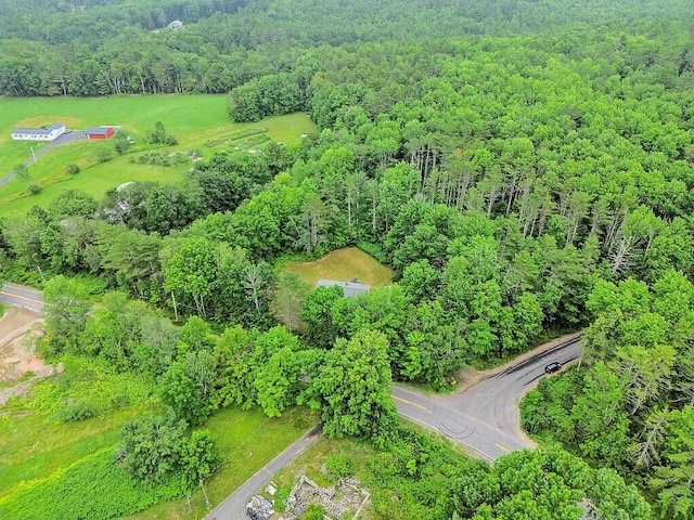 329 Reed Rd, Windsor, ME 04363 - bird's eye view of a heavily wooded area