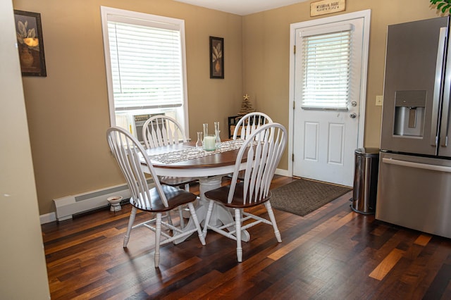 13 Bremen St, Westbrook, ME 04092 - dining room with dark wood-type flooring and baseboards
