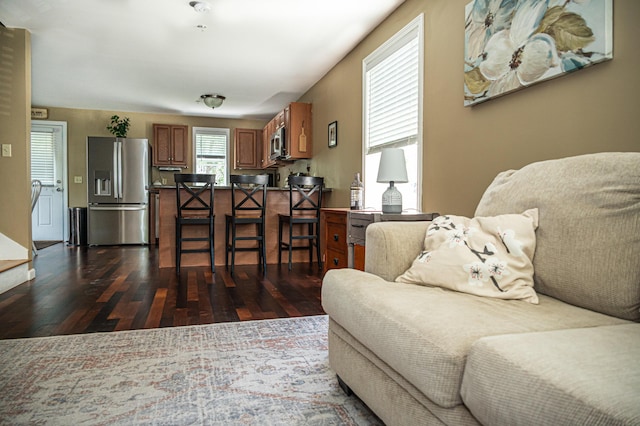 13 Bremen St, Westbrook, ME 04092 - living room with dark wood-style floors