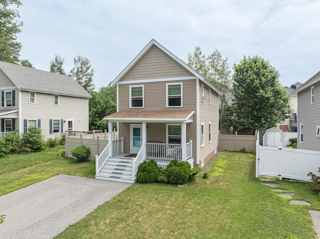 13 Bremen St, Westbrook, ME 04092 - traditional style home featuring covered porch and a gate