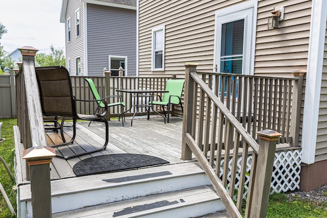 13 Bremen St, Westbrook, ME 04092 - view of wooden terrace