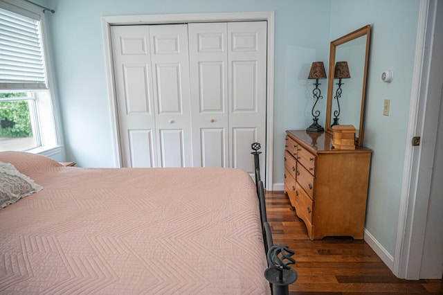 13 Bremen St, Westbrook, ME 04092 - bedroom with a closet and dark wood-style flooring