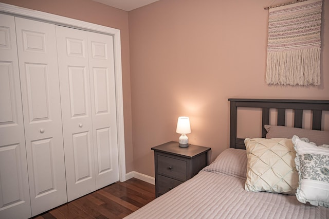 13 Bremen St, Westbrook, ME 04092 - bedroom with a closet and dark wood-style flooring
