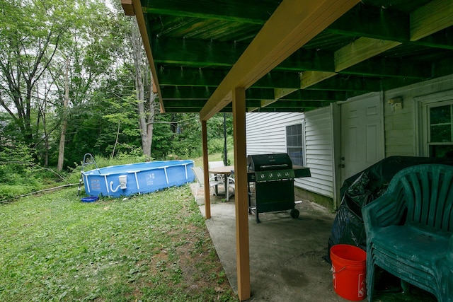 17 Duncan Rd, Augusta, ME 04330 - view of yard featuring an outdoor pool and a patio