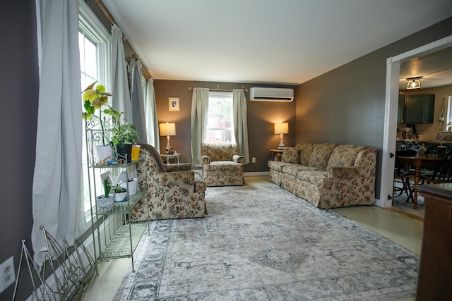 17 Duncan Rd, Augusta, ME 04330 - living area featuring a wall mounted AC