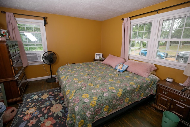 17 Duncan Rd, Augusta, ME 04330 - bedroom with dark wood finished floors and a textured ceiling