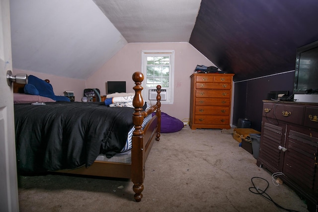 17 Duncan Rd, Augusta, ME 04330 - bedroom featuring carpet and vaulted ceiling