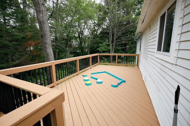 17 Duncan Rd, Augusta, ME 04330 - view of wooden deck