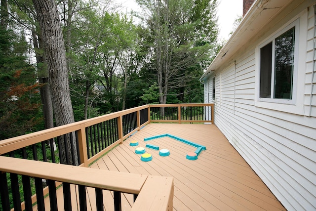 17 Duncan Rd, Augusta, ME 04330 - view of deck