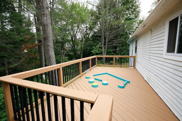 17 Duncan Rd, Augusta, ME 04330 - view of wooden terrace
