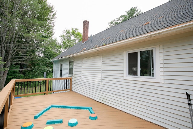 17 Duncan Rd, Augusta, ME 04330 - view of deck
