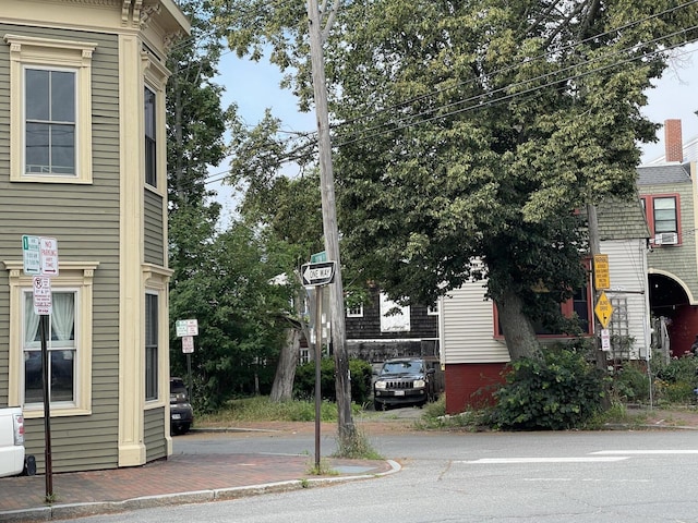 30 Dow St, Portland, ME 04102 - view of asphalt street featuring traffic signs, curbs, and sidewalks