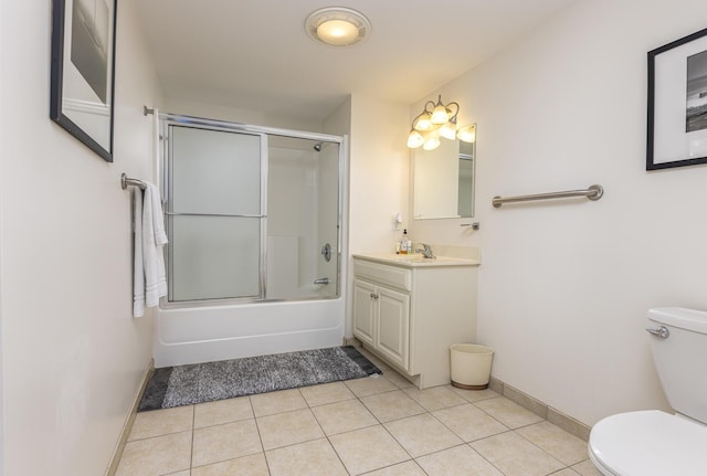 1 E Grand Ave Unit 503, Old Orchard Beach, ME 04064 - full bath with vanity, combined bath / shower with glass door, and tile patterned flooring