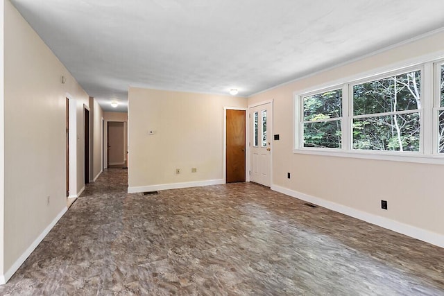 2672 N Belfast Ave, Augusta, ME 04330 - unfurnished living room with baseboards