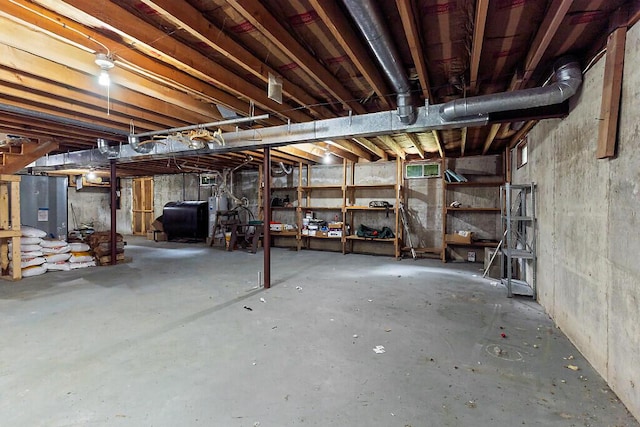 2672 N Belfast Ave, Augusta, ME 04330 - unfinished basement with heating fuel