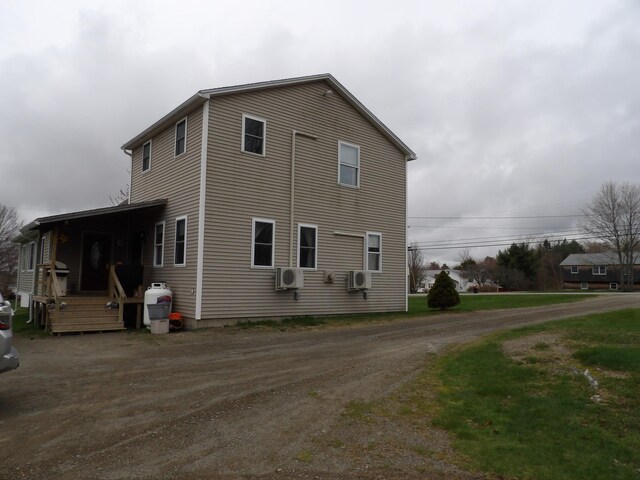 953 Pushaw Rd, Glenburn, ME 04401 - view of side of property featuring cooling unit