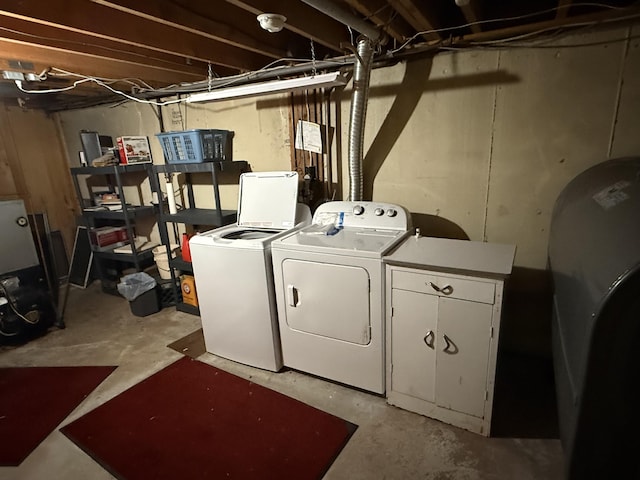 29 Birchwood Blvd, Brewer, ME 04412 - laundry area with washer and clothes dryer and heating fuel