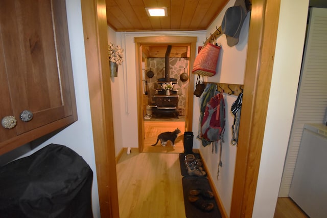 108 Maple Rd, Atkinson, ME 04426 - hall featuring wood finished floors