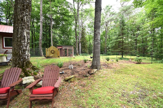 108 Maple Rd, Atkinson, ME 04426 - view of yard with an outdoor structure