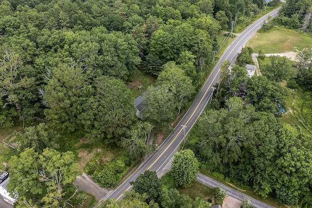 131 River Rd, Newcastle, ME 04553 - aerial overview of property's location featuring a main thoroughfare