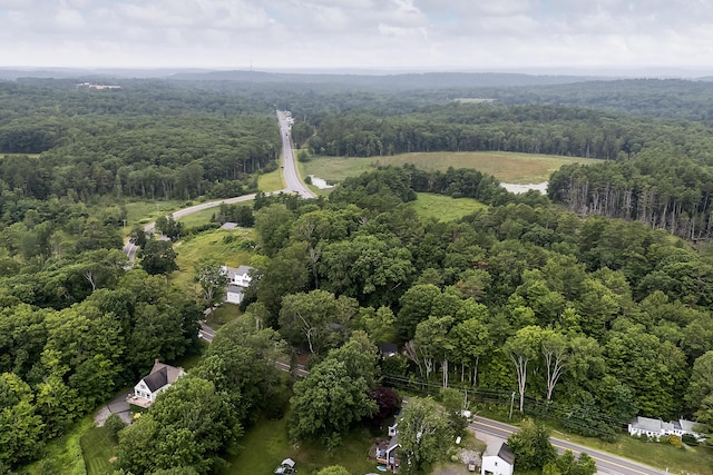 131 River Rd, Newcastle, ME 04553 - bird's eye view of a heavily wooded area