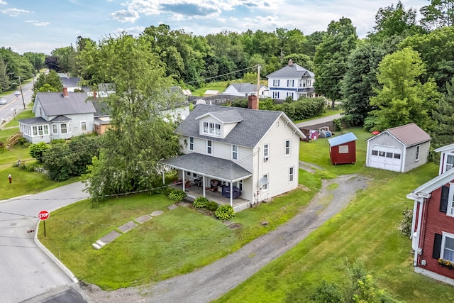 131 Pleasant St, Dexter, ME 04930 - aerial perspective of suburban area