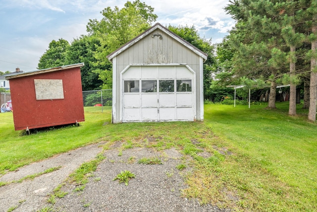 131 Pleasant St, Dexter, ME 04930 - view of detached garage