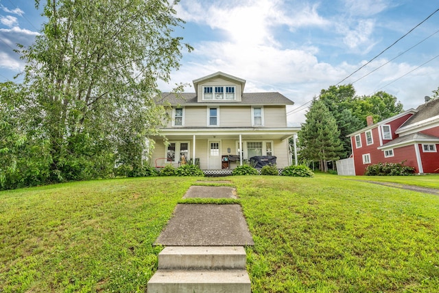 131 Pleasant St, Dexter, ME 04930 - traditional style home featuring covered porch and a front yard