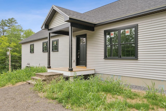 127 Bond Brook Rd, Augusta, ME 04330 - entrance to property with a shingled roof