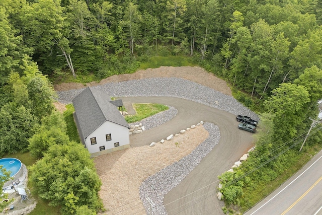 127 Bond Brook Rd, Augusta, ME 04330 - aerial view of property and surrounding area featuring a forest