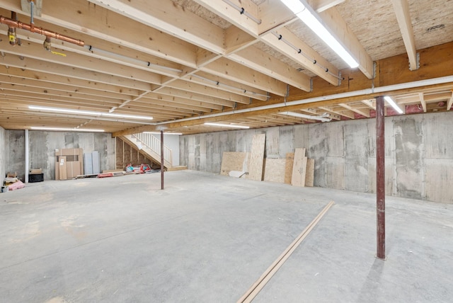 127 Bond Brook Rd, Augusta, ME 04330 - view of unfinished below grade area