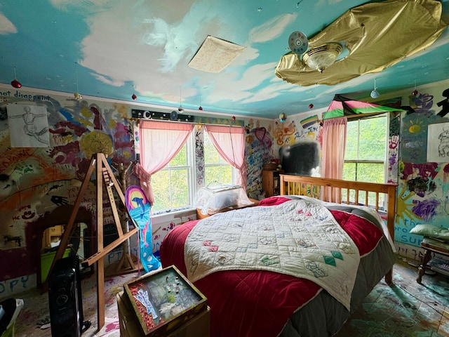 610 E Sangerville Rd, Sangerville, ME 04479 - bedroom with multiple windows