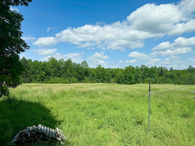 610 E Sangerville Rd, Sangerville, ME 04479 - view of yard featuring a forest view
