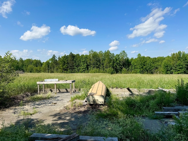 610 E Sangerville Rd, Sangerville, ME 04479 - view of yard featuring a view of trees