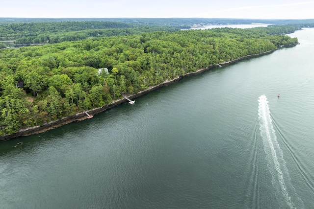 124 Main Rd, Westport Island, ME 04578 - bird's eye view of a nearby body of water